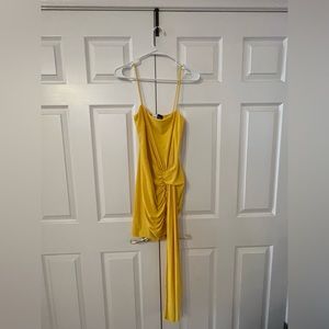 BRAND NEW DayNNight Yellow Bodycon Wrap Dress - Size M